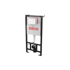 ALCAPLAST Инсталляция с черной матовой кнопкой M678