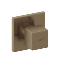 KLUDI-DECUS однорычажный смеситель для ванны и душа, 3 отв., без излива, брашированная бронза