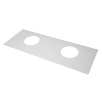 99.9401 W Столешница стекл. с 2-мя отв. под умыв.