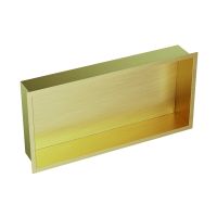 IO Полочка встраиваемая в нишу 60X30X10, браш.золото