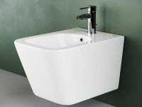 Ceramicanova Биде подвесное Metric, с керамическим донным клапаном, 1 отв под смеситель, с крепежом