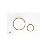 ALCAPLAST Панель смыва, для скрытых систем инсталляции, белый/золотой, арт. M775