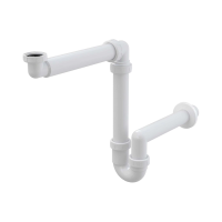 ALCAPLAST Сифон для умывальника экономящий пространство с накидной гайкой 5/4 