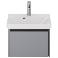 Dreja Luxury, 55 см, Тумба подвесная, 1 ящик,   серый базальт