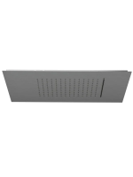 KLUDI-ASANA 600 x 300 mm верхний душ, бодрящая струя& каскадная струя, оружейная сталь