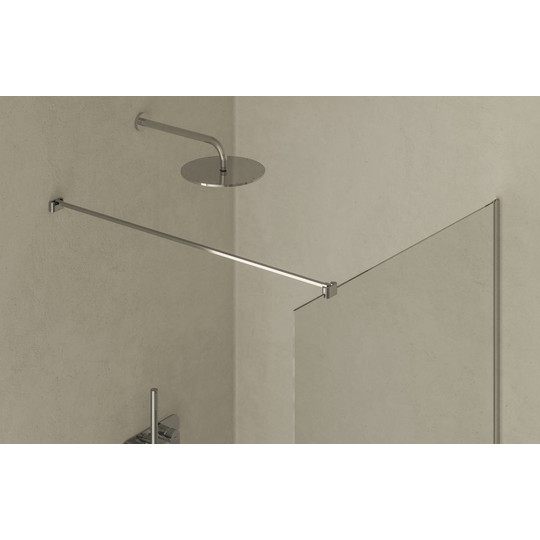 Неподвижная стенка RAVAK ST Walk-In Wall AIR 900 профиль блестящий+ стекло прозрачное