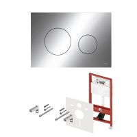 N500921 TECEbase 3.0 Модуль в комплекте с панелью смыва TECEloop, хром глянцевая