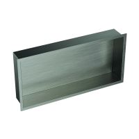 IO Полочка встраиваемая в нишу 60X30X10, оружейная сталь