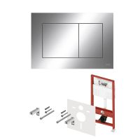 N500412 TECEbase 3.0 Модуль в комплекте с панелью смыва TECEnow хром глянц.