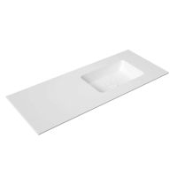 Умывальник  Kupala встраиваемый 1210x490 мм, реверсивная версия, белый матовый