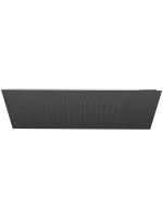 KLUDI-ASANA 600 x 300 mm верхний душ, бодрящая струя& каскадная струя, черный матовый