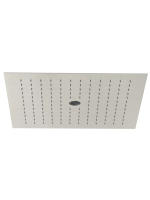 KLUDI-ASANA 440 x 440 mm верхний душ, бодрящая струя& ламинарная струя, брашированный никель