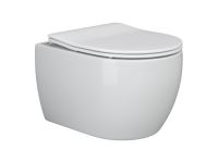 Ceramicanova Унитаз подвесной  Play Rimless, глубокий смыв,с ультра тонким сидением