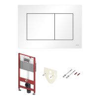 9400413 TECEbase 2.0 Модуль в комплекте с панелью смыва TECEnow белая