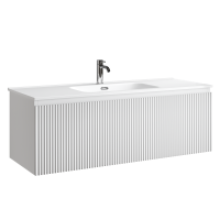 Sancos Sancos Тумба подвесная Snob R 1.0 1195х445х40, од.ящик, дов.скр.монтажа, сист.плав.зак. Bianc