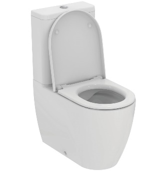 IS ELLISSE Напольный безободковый унитаз с бачком с сиденьем и крышкой с функцией плавного закрытия