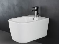 Ceramicanova Биде напольное New day, 1 отв под смеситель, с крепежом, комплекте донн. клапан с керам