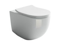 Ceramicanova Унитаз напольный пристенный Metropol Rimless,с ультратонким сид.,микролифт,белый