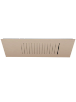 KLUDI-ASANA 600 x 300 mm верхний душ, бодрящая струя& каскадная струя, брашированная бронза