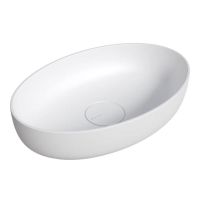 Умывальник Kupala LADIA накладной 530х360х125 мм белый матовый