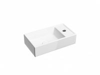 Ceramicanova Умывальник накладной прямоугольный Element  407*217*100мм, чаша слева