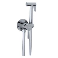 Sancos Гигиенический душ Start со смесителем, c внутренней частью,  встраиваемый, настенный, Хром