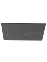 KLUDI-ASANA 440 x 440 mm верхний душ, бодрящая струя& ламинарная струя, чёрный матовый