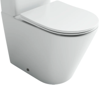 Ceramicanova Чаша унитаза HIGHLIGHT Торнадо, крепление и крышка м\ф, нижний подвод воды