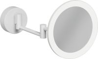 KLUDI-VELA R зеркало косметическое, настенное, одностороннее  белый матовый