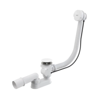 ALCAPLAST Слив-перелив для ванны A51BM 80см автомат комплект белый