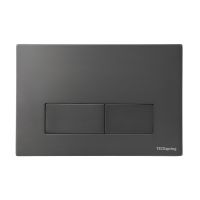 S240521 TECEspring S Панель смыва, нержавеющая сталь, gun metal PVD, с покр. против отпеч. пальцев