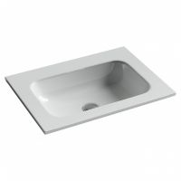 Ceramicanova Умывальник накладной Grace без отверстия под смеситель, 610*457*137мм, белый