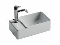 Ceramicanova Умывальник подвесной прямоугольный Element  395*220*125мм, чаша справа