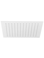 KLUDI-ASANA 440 x 440 mm верхний душ, бодрящая струя, белый матовый