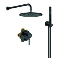 KLUDI BOZZ Комплект для душа  (7 в 1) черный матовый New