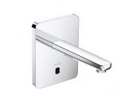 KLUDI ZENTA  E Электронный смеситель для умывальника, предв.установка.темп., 190 мм, 230V / 6V