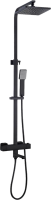 BV1TMSS6620 Душевая стойка со смес. для ванны (термостат) - цвет Чёрный