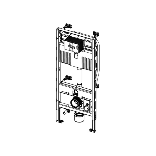 9300344 Застенный модуль TECEprofil Uni 2.0 для TOTO Neorest, высота 1120 мм