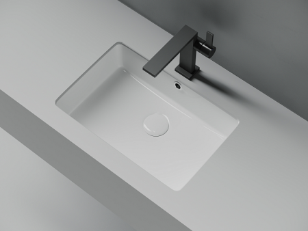 Ceramicanova Умывальник Era прямоугольный 460x320x155 мм встраиваемый снизу, белый