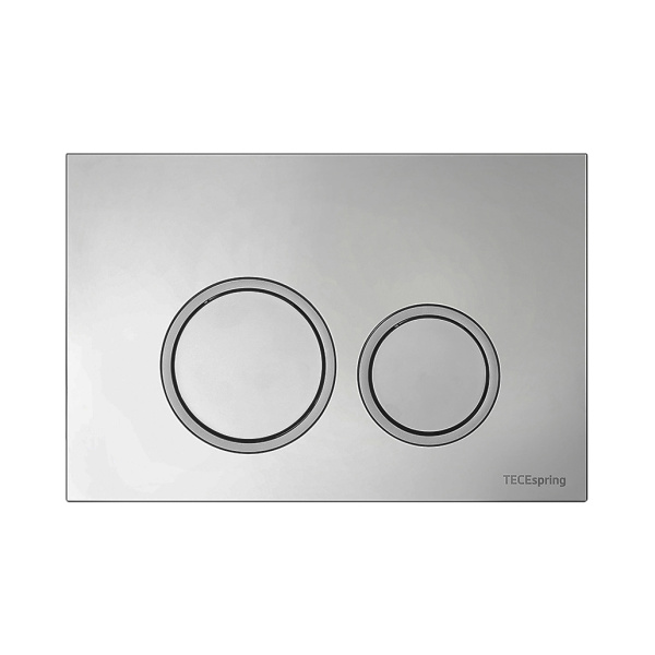 Комплект TECEspring, застенный модуль с унитазом с функцией биде и панелью смыва хром глянц. 