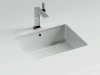 Раковина встраиваемая снизу Ceramicanova Эра 505x405x195, с отверстием слива - перелива, белый