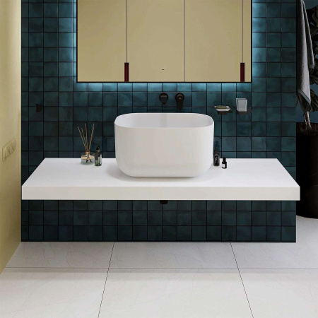 Умывальник Kupala CHASHA накладной 600X400X320 мм белый матовый