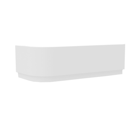 Передняя панель для ванны CHROME 160x105 R белая