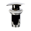 Донный клапан CLEVER HYDRA с переливом, система QUICK-CLAC 1-1/4", металл, хром