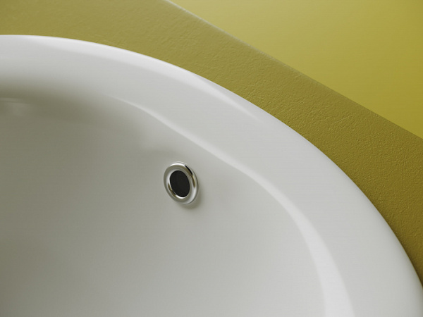 Раковина встраиваемая сверху CERAMICANOVA Sun овальная с переливом 515x455x200 мм цвет белый арт. CN