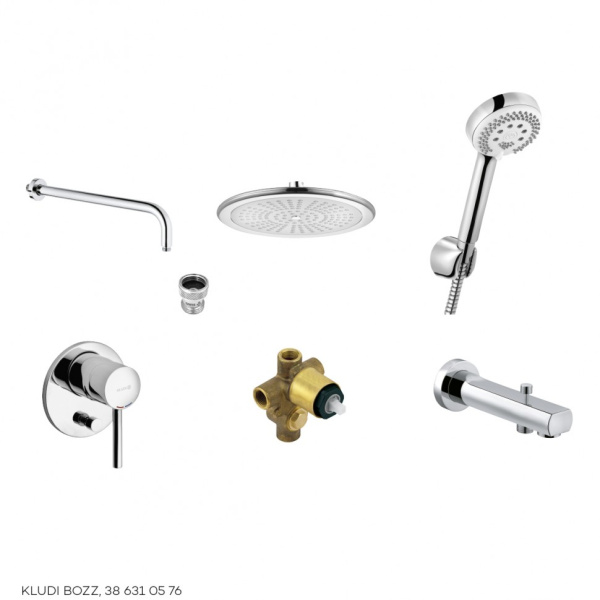 KLUDI BOZZ Комплект для душа с изливом ( 7 в 1 )