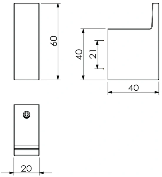 KLUDI VELA C  Крючок, брашированное золото