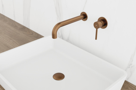 IO Sirio Смеситель для раковины встраиваемый с внутр. блоком, излив 220, медь