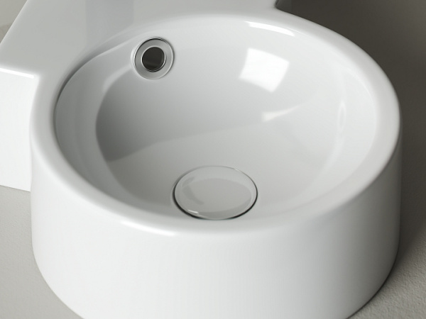 Ceramicanova Умывальник подвесной угловой Element  310*430*125мм