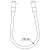 IS Шланг для душа IDEALFLEX, 1750 мм, хром